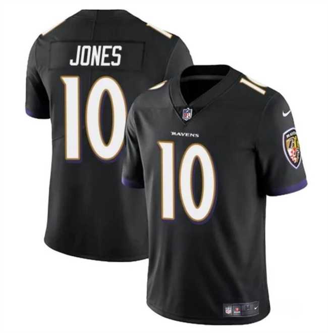 Men & Women & Youth Baltimore Ravens #10 Emory Jones Black Vapor Limited Jersey,We sell and wholesale Men & Women & Youth Baltimore Ravens #10 Emory Jones Black Vapor Limited Jersey on line form chian!